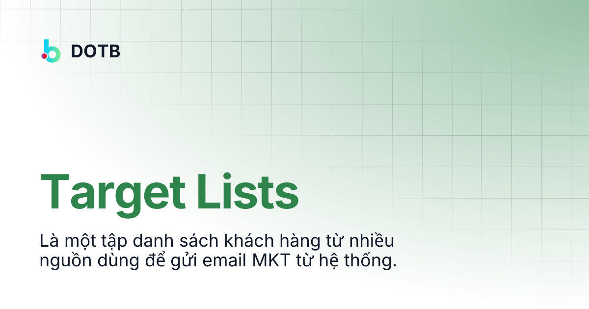 Target Lists | DOTB